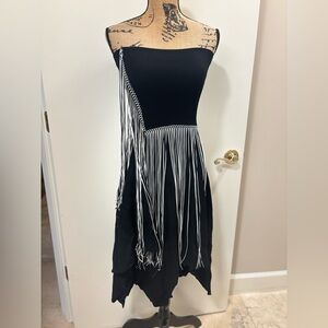 Zara Fringe Dress Size Medium